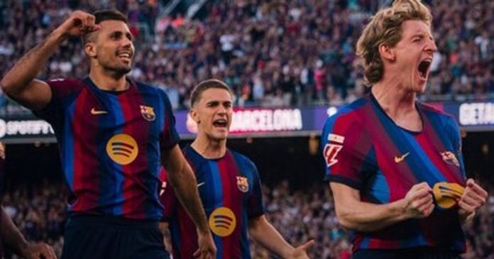 Barcelona arrasa en LaLiga con octava victoria consecutiva