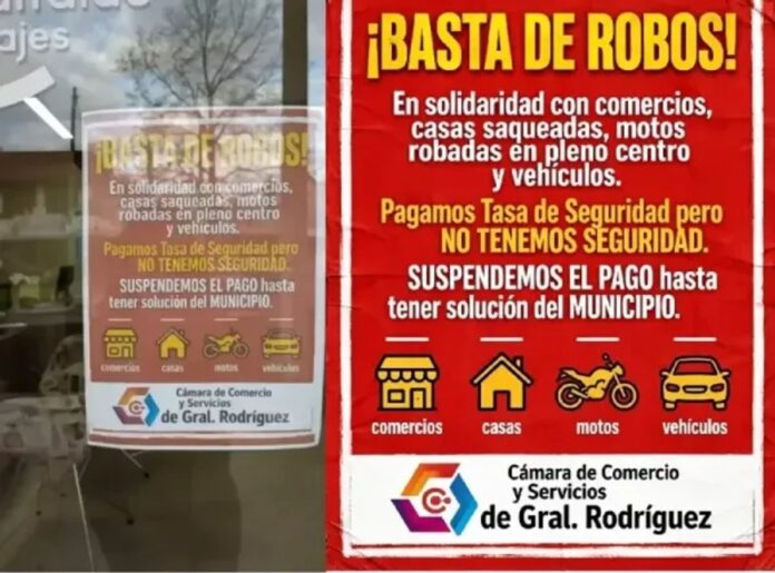 Comerciantes de General Rodríguez Amenazan con Suspender Pago de Tasa de Seguridad
