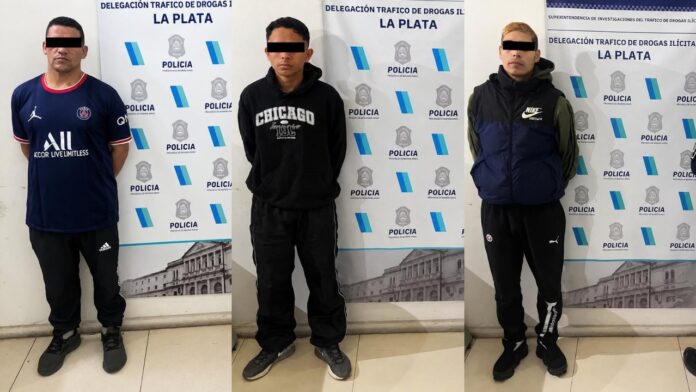 Desarticulan banda de narcotraficantes en La Plata: tres detenidos