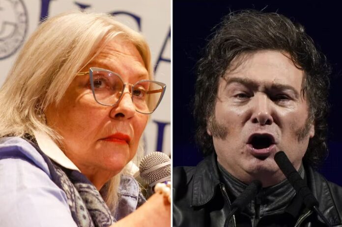 Elisa Carrió denuncia a Javier Milei por abuso de autoridad y violencia de género