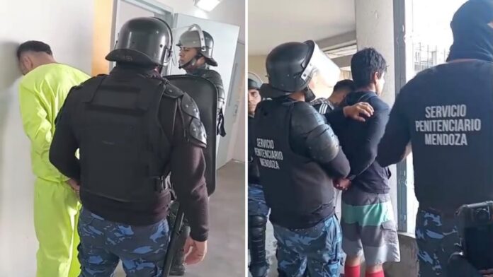 Presos que tomaron rehén a penitenciario en Mendoza son trasladados a máxima seguridad