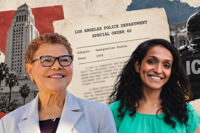 Tensión en la campaña electoral de Los Ángeles por la colaboración del LAPD con el ICE